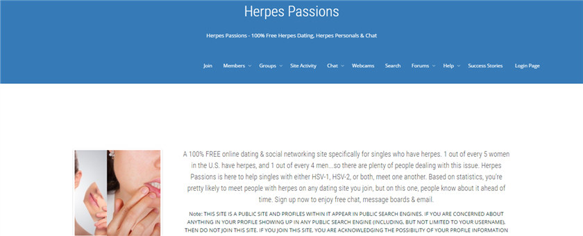 free herpes dating sites